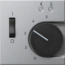 Накладка для регулятора температуры пола Gira Event Алюминий 149426