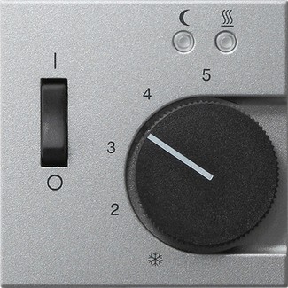 Накладка для регулятора температуры пола Gira Event Алюминий 149426