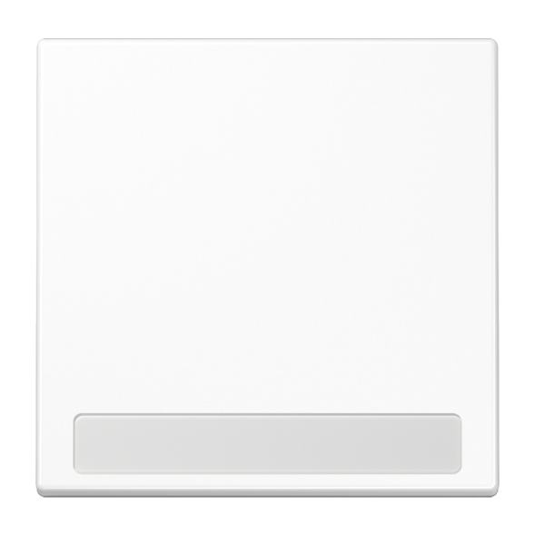 Клавиша Jung LS серия белая 1-я с полем для надписи LS990NAWW