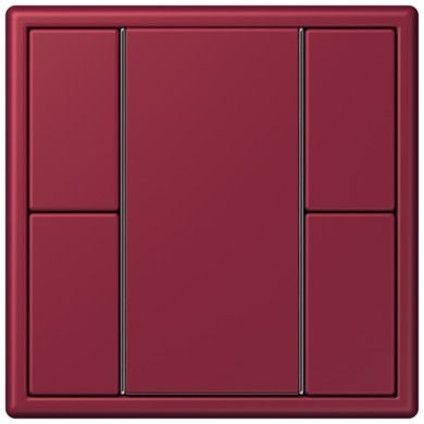 Кнопочный модуль КNX Jung Les Couleurs® Le Corbusier le rubis F 50 с двумя парами кнопок LC502TSA4320M