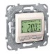 Терморегулятор KNX Schneider Electric Unica бежевый с дисплеем MGU5.534.25