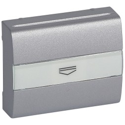 Лицевая панель Legrand Galea Life алюминий для выключателя с ключом-картой 771354