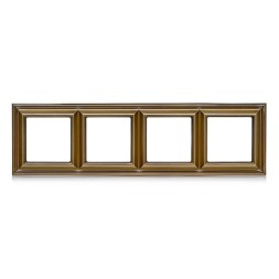 Рамка Jung ECO Profi Deco Античная латунь 4 поста EPD484AT