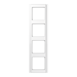 Рамка Jung A 500 Белый 4 поста A584WW