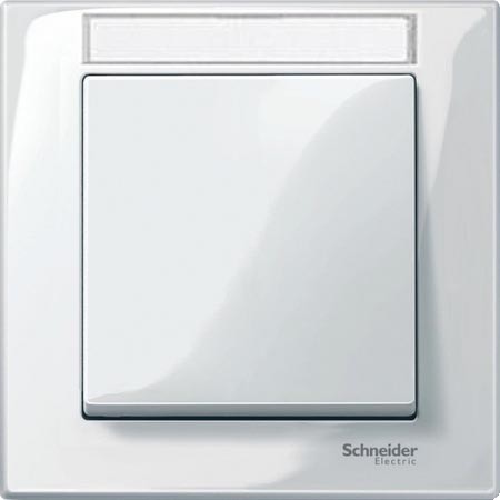 Рамка Merten M-Plan Белый с полем для надписи 1 пост MTN514119