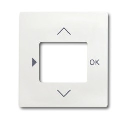 Плата центральная (накладка) ABB Impuls белый бархат для таймера 6455 6456 2CKA006430A0380 6435-774