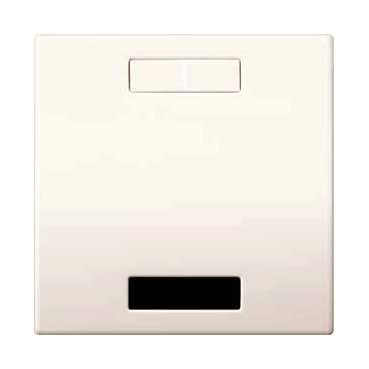 Выключатель Schneider Electric Unica двухкнопочный с led, с ик-приемн., бежевый MGU5.532.25