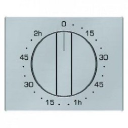 Центральная панель Berker R.1 Berker K.5 нержавеющая сталь с регулировкой для механических таймеров 16357104