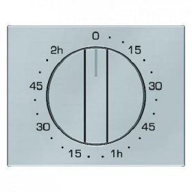 Центральная панель Berker R.1 Berker K.5 нержавеющая сталь с регулировкой для механических таймеров 16357104