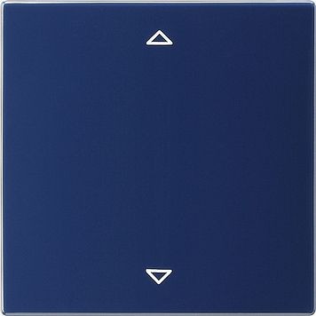 Сенсорный выключатель управления жалюзи Gira S-color Синий с функцией памяти 082246