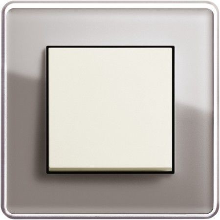 Рамка Gira Esprit Glass C Дымчатое стекло 1 пост 0211522