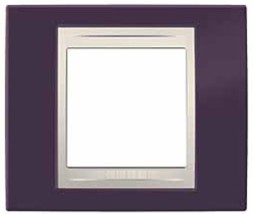 Рамка Schneider Electric Unica Хамелеон Гранат / Бежевый 1 пост MGU6.002.572