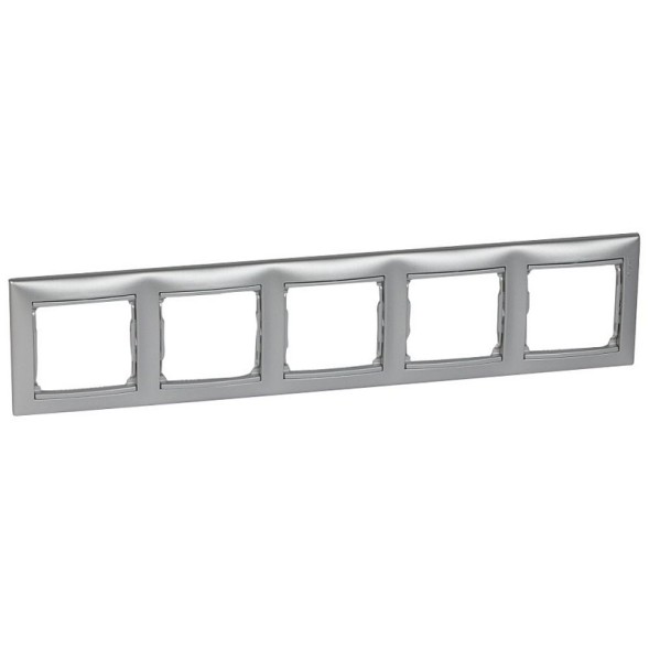 Рамка Legrand Valena Алюминий 5 постов 770155