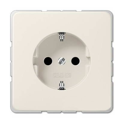 Розетка Jung CD серия слоновая кость с заземлением 16А/250В CD1520