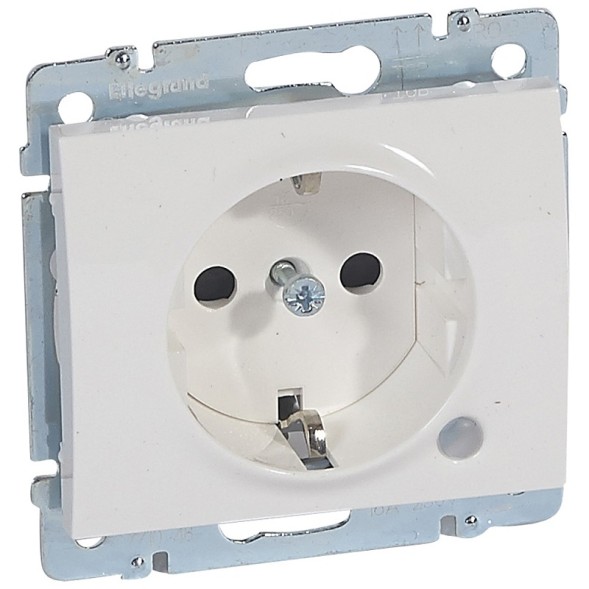 Розетка Legrand Galea Life 2к+З с подсветкой 771048
