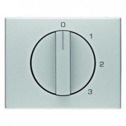 Центральная панель Berker R.1 Berker K.5 алюминий с вращающейся ручкой для 3-уровневого выключателя 10877103