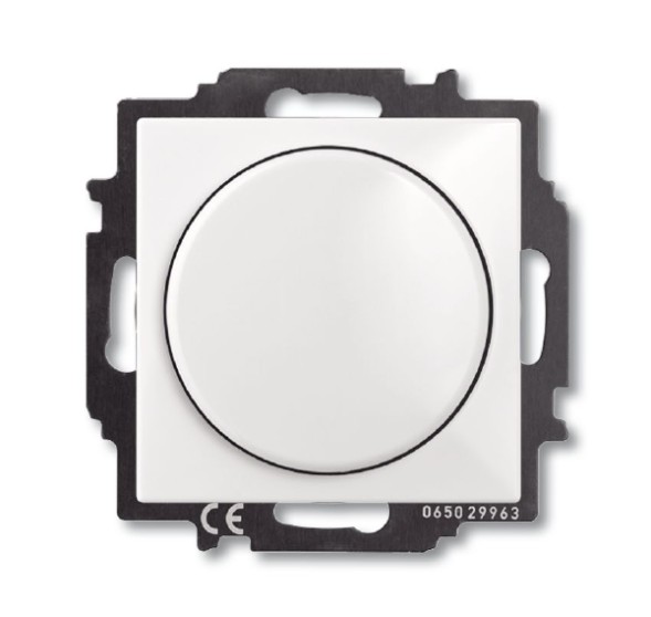 Механизм светорегулятора ABB Basic 55 альпийский белый Busch-Dimmer с центральной платой 60-400 Вт 2CKA006515A0842 2251 UCGL-94-507