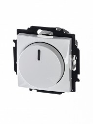 Механизм светорегулятора ABB Basic 55 альпийский белый Busch-Dimmer с центральной платой 60-400 Вт 2CKA006515A0842 2251 UCGL-94-507