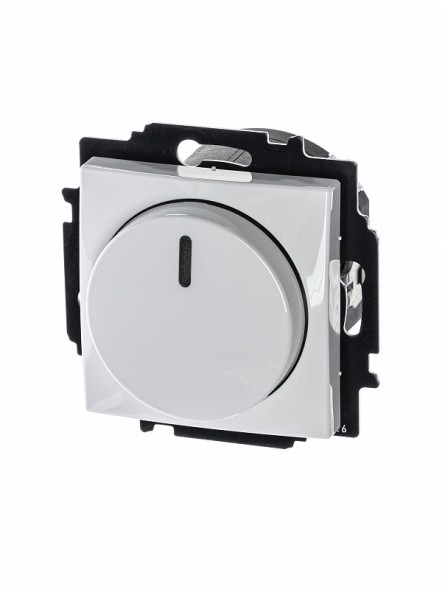 Механизм светорегулятора ABB Basic 55 альпийский белый Busch-Dimmer с центральной платой 60-400 Вт 2CKA006515A0842 2251 UCGL-94-507
