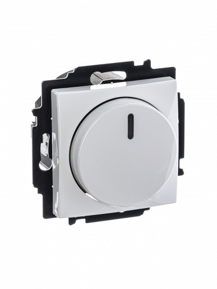Механизм светорегулятора ABB Basic 55 альпийский белый Busch-Dimmer с центральной платой 60-400 Вт 2CKA006515A0842 2251 UCGL-94-507