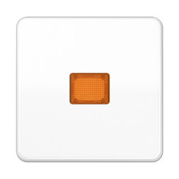 Клавиша Jung CD серия белая для 1-я с/п с оранжевой линзой CD590KOBFWW