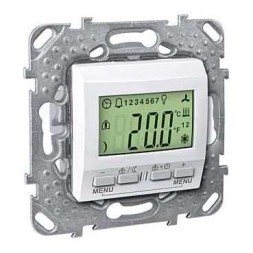 Терморегулятор KNX Schneider Electric Unica белый с дисплеем MGU5.534.18
