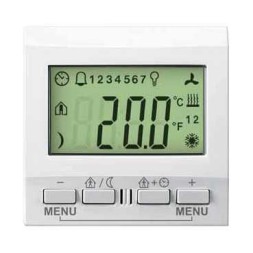 Терморегулятор KNX Schneider Electric Unica белый с дисплеем MGU5.534.18