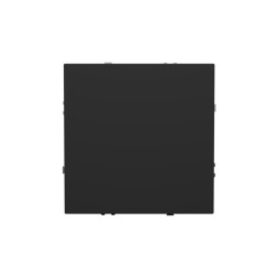 Выключатель встраиваемый VOLTUM S70 одноклавишный 10А, (графит)