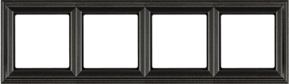 Рамка Jung ECO Profi Deco Антрацит 4 поста горизонтальная/вертикальная EPD484AN