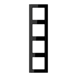 Рамка Jung A 500 Черный 4 поста A584SW