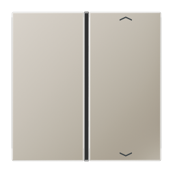 Набор накладок Jung LS серия метал ES 1 группа, символ &quot;стрелка&quot; ES2401TSAP