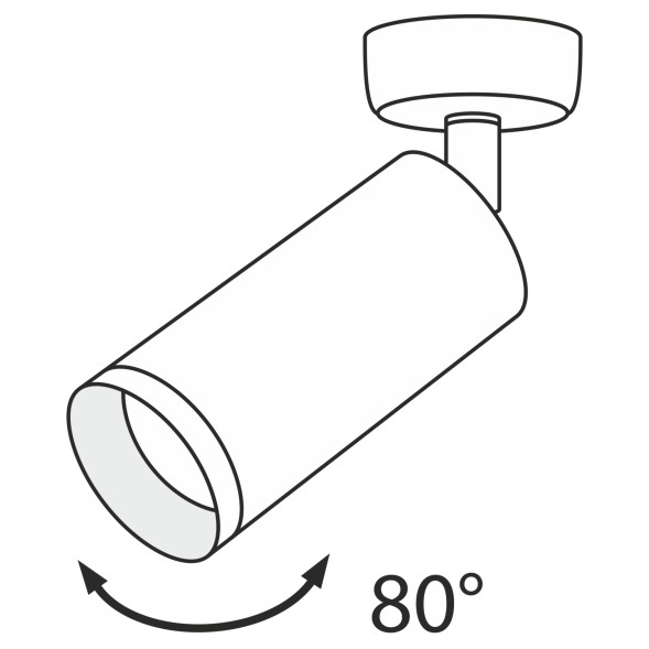 Потолочный светильник Technical C017CW-01W