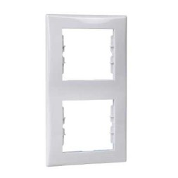 Рамка Schneider Electric Sedna Белый 2 поста вертикальная SDN5801121