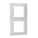 Рамка Schneider Electric Sedna Белый 2 поста вертикальная SDN5801121