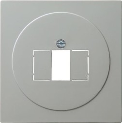 Накладка телефонной розетки Gira S-color Серый TAE+Стерео+USB 027642