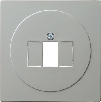 Накладка телефонной розетки Gira S-color Серый TAE+Стерео+USB 027642