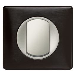 Рамка Legrand Celiane Металлик Карбон 1 пост 068981