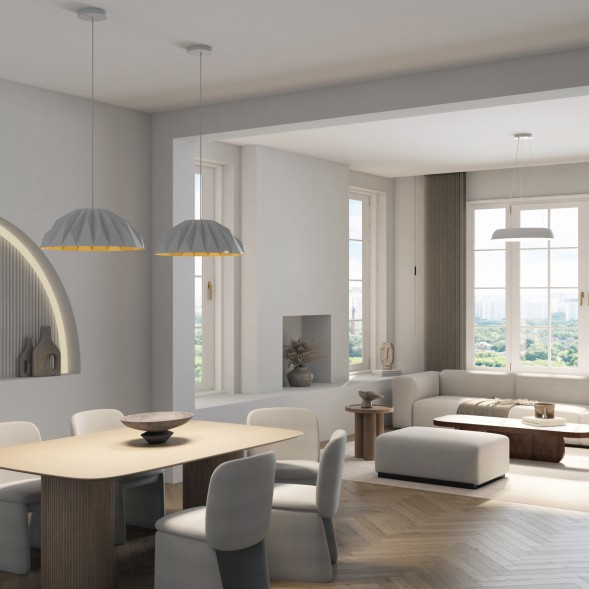 Подвесной светильник ORIGAMI DK6655-WH+SG