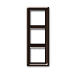 Рамка ABB Allwetter 44 Коричневый 3 поста 2CKA001730A0279 2103-31