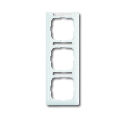 Рамка ABB Reflex SL Альпийский белый 3 поста вертикальная с полем для надписи 2CKA001754A4061 1723 NSKA-214