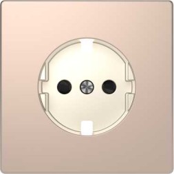 Центральная накладка Merten D-Life шампань для механизма розетки MTN2330-6051