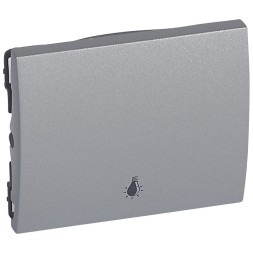 Клавиша Legrand Galea Life алюминий с пиктограммой &quot;Лампа&quot; 771344