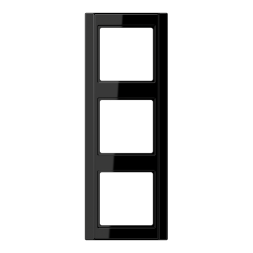 Рамка Jung A 500 Черный 3 поста A583SW