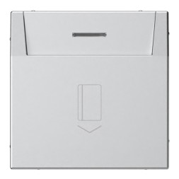 ВЫКЛЮЧАТЕЛЬ карточный 10А, без задержки времени, быстр.клемм., АЛЮМИНИЙ Schneider Electric Art Gallery GAL000314S