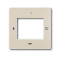 Плата центральная (накладка) ABB Basic 55 слоновая кость для таймера 6455 6456 2CKA006430A0353 6435-92-507