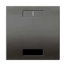 Двухкнопочный Выключатель Schneider Electric Unica Class Top графит с led, ик-приемником MGU5.532.12