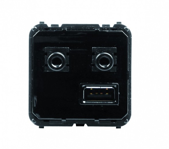 Механизм (блок) медиа-комбайна ABB с USB входом 3.5мм minijack аудио-входом и выходом ЦАП и модулем Bluetooth 2CLA936830A1001 9368.3