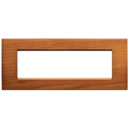 Рамка Bticino LivingLight Квадрат Американская вишня 7 модулей LNA4807LCA