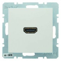 Розетка HDMI Berker S.1 полярная белезна матовая 3315421909