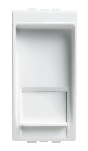 Розетка телефонная RJ12 Bticino LivingLight Air Белый размер 2 модуля N4258/12D